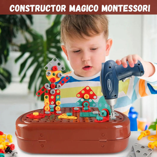 Constructor Mágico Montessori (205 Piezas)