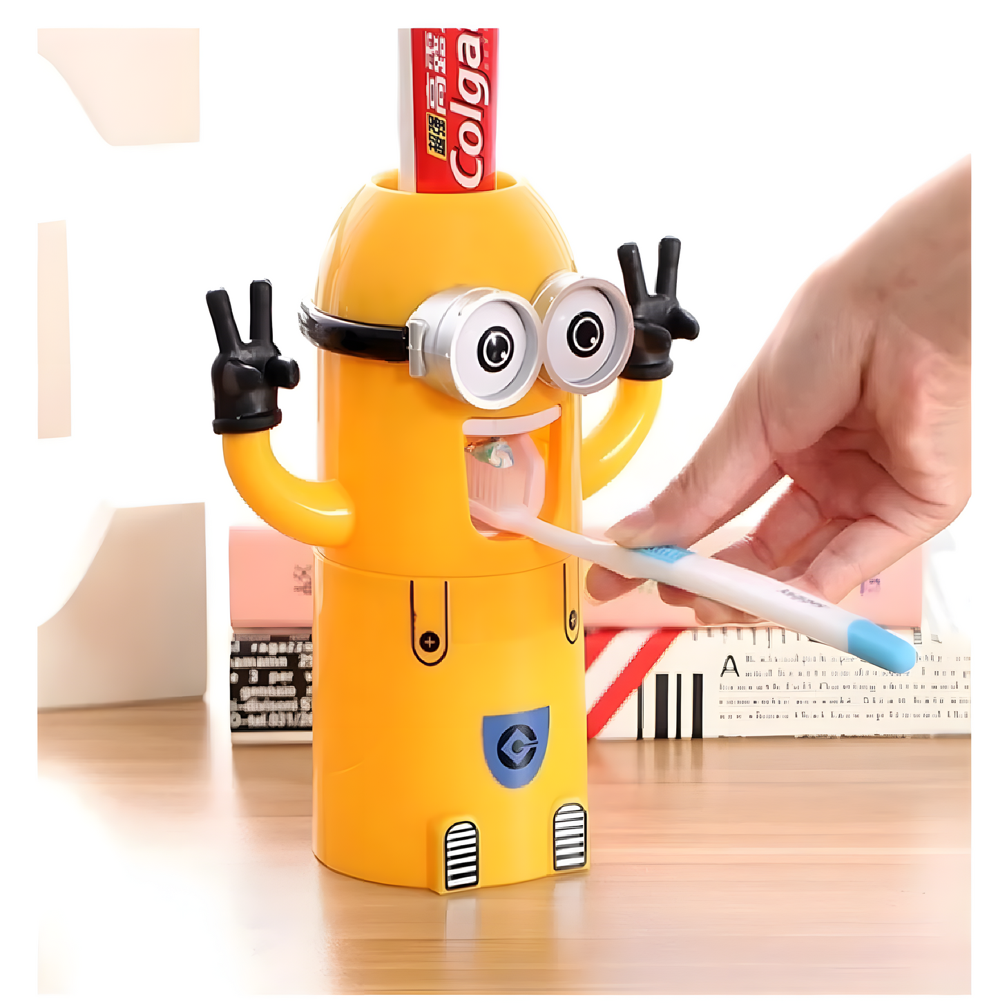 Dispensador Pasta Dental - Minion